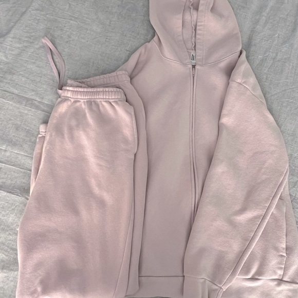 America Apparel Tops - ☀️ American Apparel Reflex Blush Hoodie & Jogger Set – Cozy & Stylish